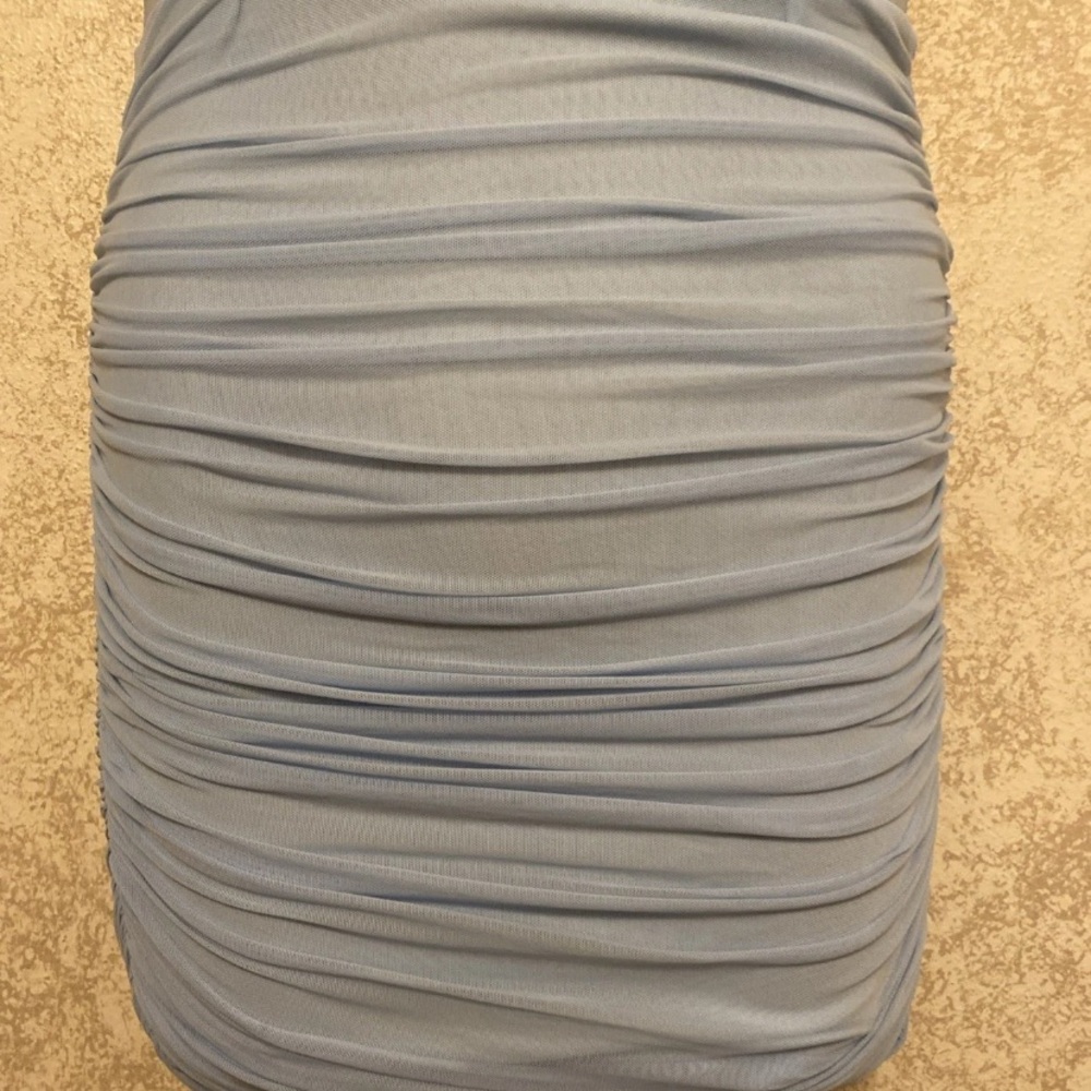 SHEIN Light Blue Spaghetti Strap Mini Bodycon  Dress - Picture 7 of 16